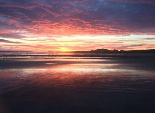 beach sunrises: Fraserburgh beach