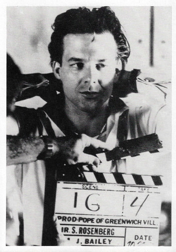Mickey Rourke on the set of The Pope of Greenwich Village (1984)