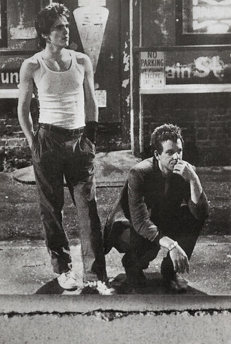 Matt Dillon and Mickey Rourke in Rumble Fish (1983)