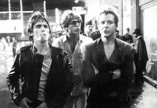 Matt Dillon, Vincent Spano, and Mickey Rourke in Rumble Fish (1983)