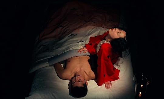 Eiko Matsuda and Tatsuya Fuji in bed in Nagisa Ōshima’s In the Realm of the Senses (1976)