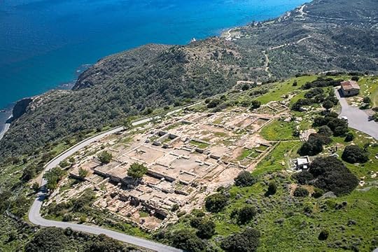 Αεροφωτογραφία του Ανακτόρου στο Βουνί