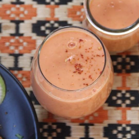 Peach and Papaya Lassi