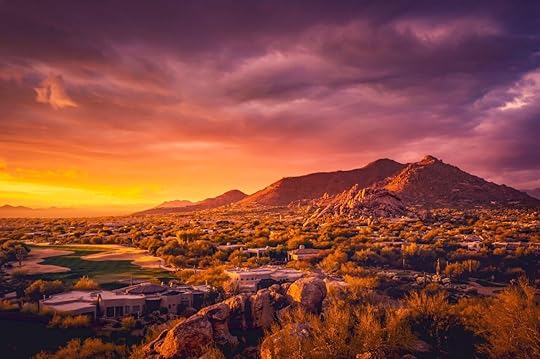 Sunset over Scottsdale, Arizona