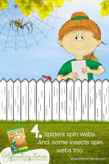 little miss muffet learns spiders spin webs