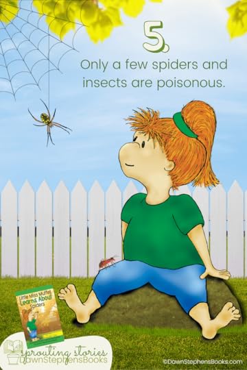 Little Miss Muffet learns that only a few spiders and insects have a poisonous bite