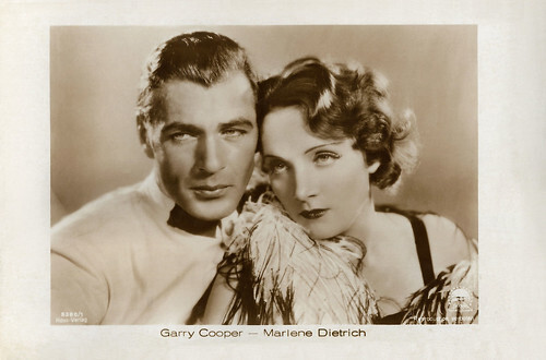 Gary Cooper and Marlene Dietrich in Morocco (1930)