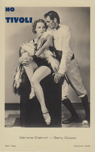 Marlene Dietrich and Gary Cooper in Morocco (1930)