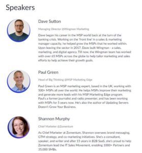 Dave Sutton, Paul Green and Shannon Murphy