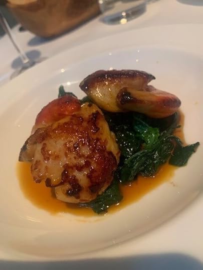 Locanda Locatelli Scallops starter