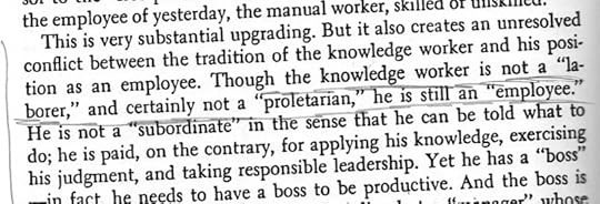 Quote from Peter Drucker book