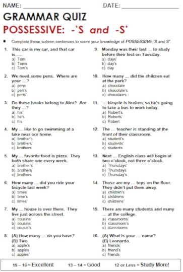 possessive s s all things grammar