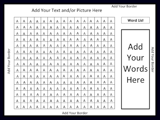 free editable word search template want to make your own