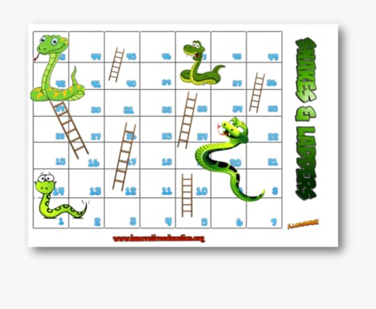 board game snakes and ladders printable board game