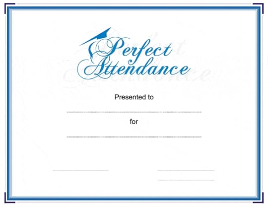 5 free perfect attendance certificate templates word