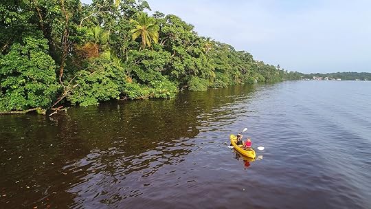 Wildlife spotting paddle near Limon, Costa Rica