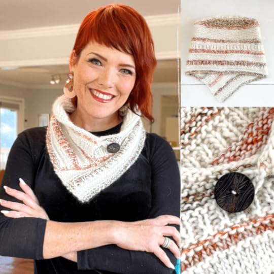 Professorial Mock Shawl Collar (Dickey) by Vickie Howell for YarnYAY!