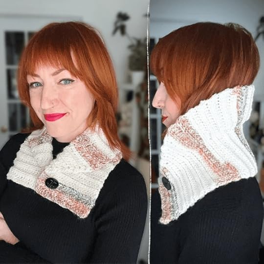 Yacht Rock Mock Shawl Collar (Dickey) by Julia Madill, YarnYAY! 2022 Spring/Summer Designer in Residence