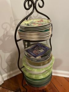 Vintage plate holder