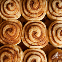 Delicious baked cinnamon rolls