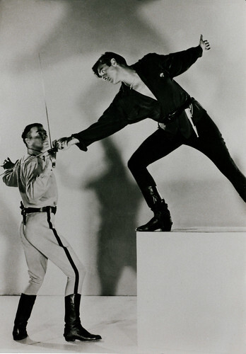 Stewart Granger and James Mason in The Prisoner of Zenda (1952)