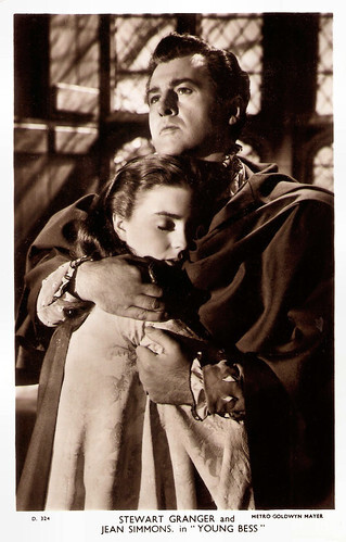 Stewart Granger and Jean Simmons in Young Bess (1953)