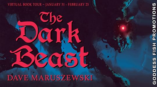 Goddess Fish book tour banner for The Dark Beast