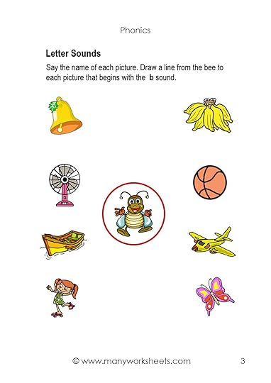 kindergarten phonics worksheets letters sounds