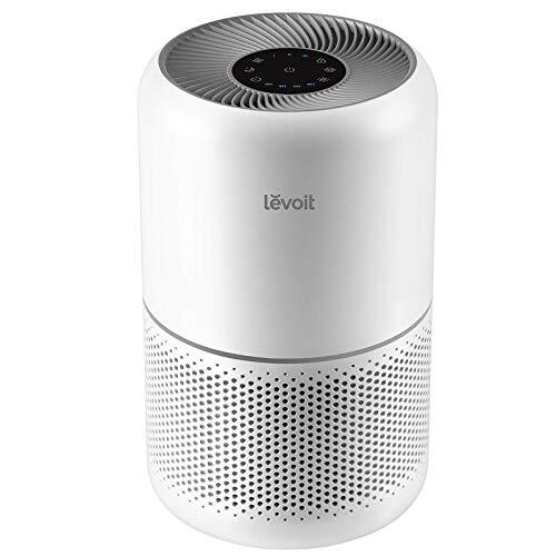 LEVOIT Air Purifier for Home Allergies Pets Hair in Bedroom, H13 True HEPA Filter, 24db Filtration System Cleaner Odor Eliminators, Ozone Free, Remove 99.97% Dust Smoke Mold Pollen, Core 300, White