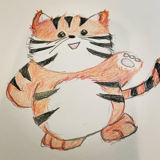 Chibi tiger sketch