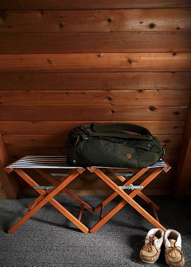 The Minne Stuga upstairs cabin bedroom reveal from the faux martha