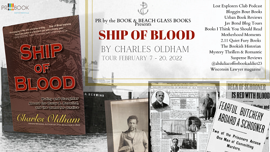Ship of Blood by Charles Oldham - PR by the Book Tour Banner