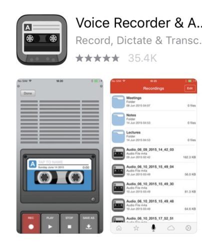 audio recording manuscript