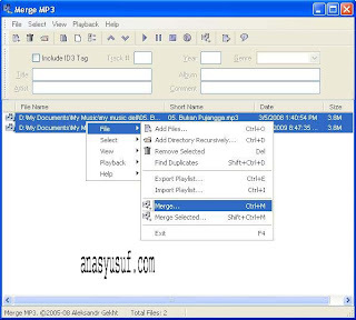 merge mp3s