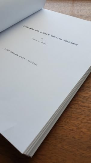 printed script of a graphic novel
