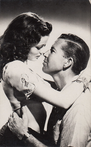 Gene Tierney and Bruce Cabot in Sundown (1941).