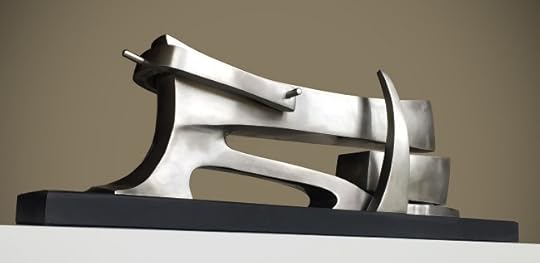 Voyager, the sculpture by Hubert Phipps (cast stainless steel)