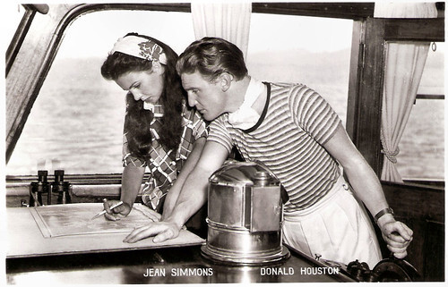 Jean Simmons and Donald Houston in The Blue Lagoon (1949)