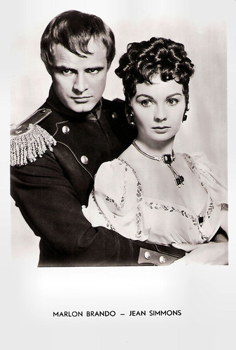 Marlon Brando and Jean Simmons in Désirée (1954)