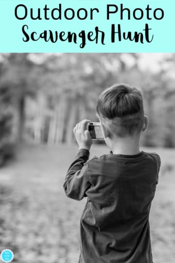 outdoor photo scavenger hunt for kids printable clues