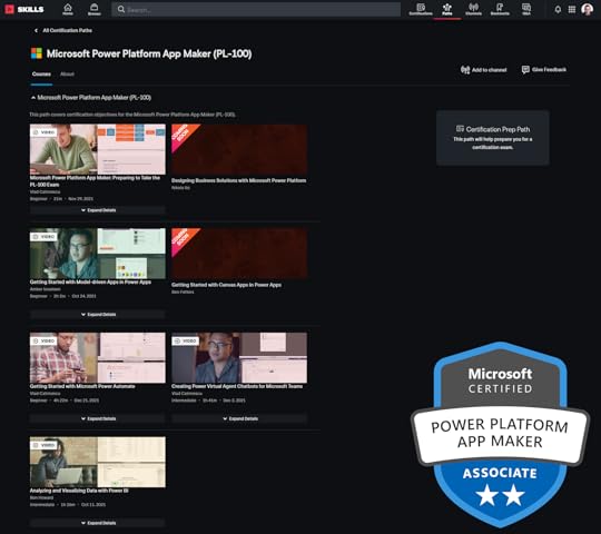 PL-100 Path on Pluralsight