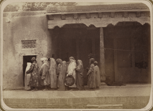 Turkestan wedding collecting bride