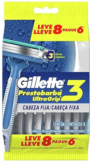 Gillette Máquinas para Afeitar Desechables, Paquete de 8 Piezas