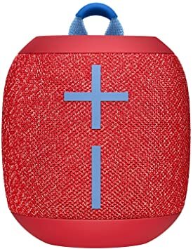 Ultimate Ears Wonderboom 2 Bocina Inalámbrica, Bluetooth, Sonido Envolvente de 360°, Resistente al Agua IP67, Conexión de 2 Altavoces para Sonido Potente, BaterÃa de 13 h - Rojo