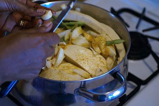The preparation of Grenada national dish 