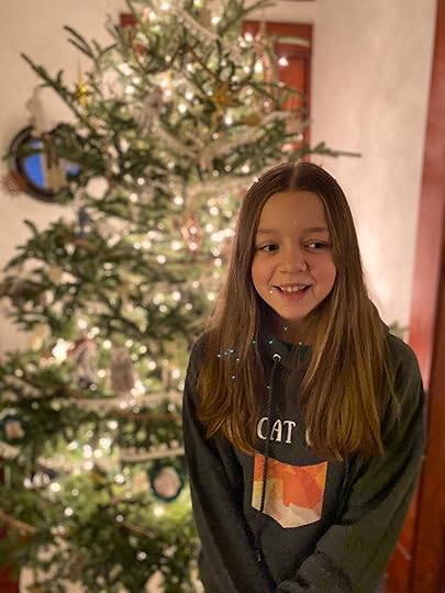 Picture of Gwen in her Da Cat Queen Shirt