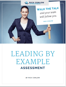 Lead by Example to Inspire Your Team