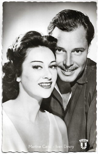Martine Carol and Ivan Desny in Lola Montez (1955)