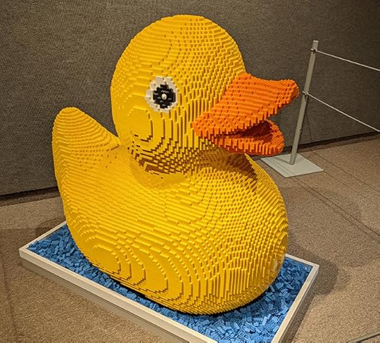 Muscatine Art Center Lego Exhibit, Rubber Duckie