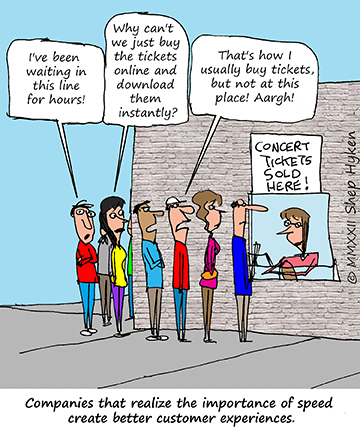 Long Lines Versus Online